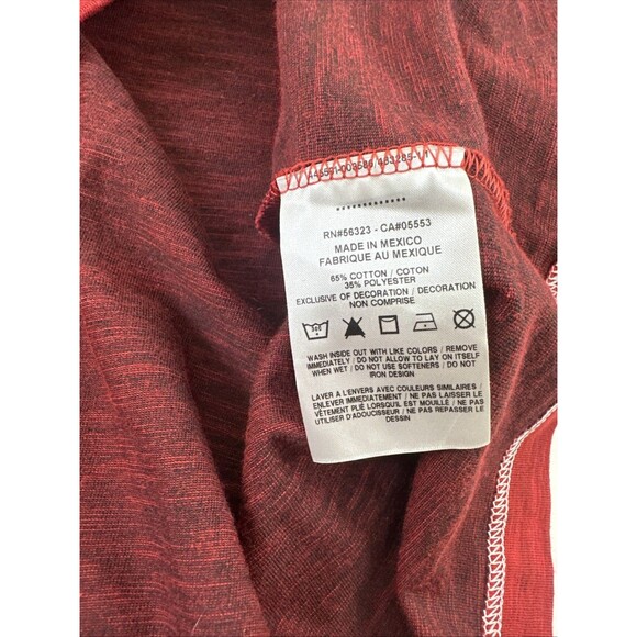 Illinois State University Redbirds Womens T-Shirts Lot Of 2 Cropped Red Large - Picture 6 of 16